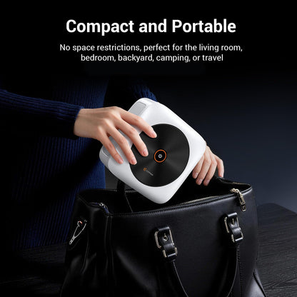 HAPPRUN 1500 ANSI Lumens Smart Outdoor Projector, 4K Resolution