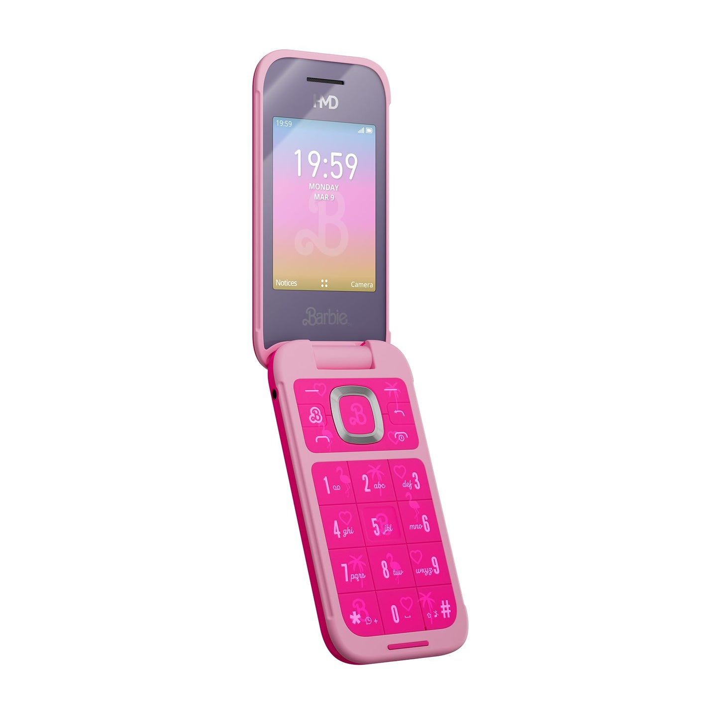 HMD Barbie Flip Unlocked KaiOS Power Pink US Version