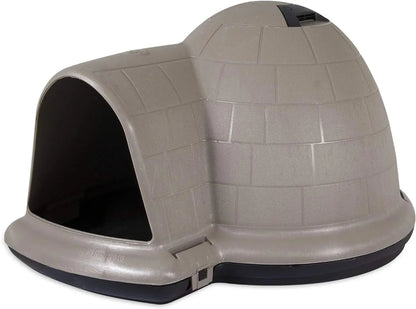Petmate Indigo Dog House (Igloo Dog House, Made in USA with 90% Recycled Materials, All Weather Protection Pet Shelter) for XL Dogs 90 to 125 pounds, Made in USA