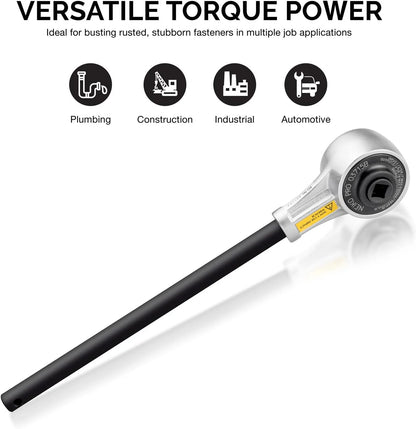 PRO 03715B 1/2" Drive Torque Wrench, 1100 Foot-Pound Heavy Duty Torque Multiplier Wrench, Cr-Mo and Chrome-Vanadium