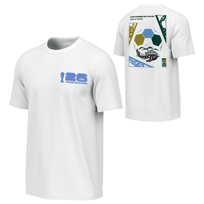 FIFA World Cup 2026™ Vancouver Poster White T-Shirt FRE - Unisex
