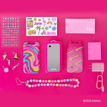 HMD Barbie Flip Unlocked KaiOS Power Pink US Version