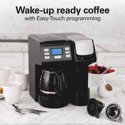 HAMILTON BEACH FlexBrew Trio Coffee Maker - K-Cup & Ground Compatible