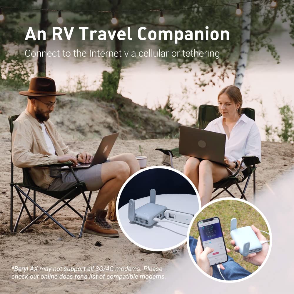 GL.INET GL-MT3000 Portable Travel Wi-Fi 6 Router