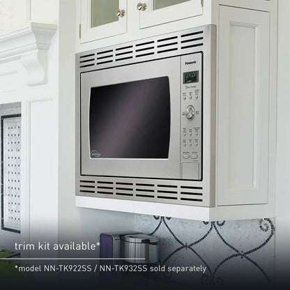 Panasonic Microwave Oven NN-SN966S Stainless Steel Countertop/Built-In with Inverter Technology and Genius Sensor, 2.2 Cubic Foot, 1250W