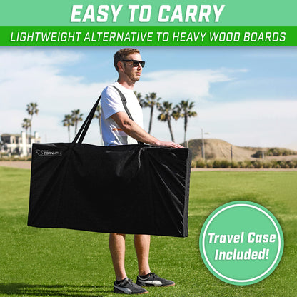 GOSPORTS Portable Cornhole Sets - 4x2 ft & 3x2 ft Options
