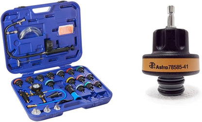 Pneumatic Tool 78585 Universal Radiator Pressure Tester & Vacuum Type Cooling System Kit