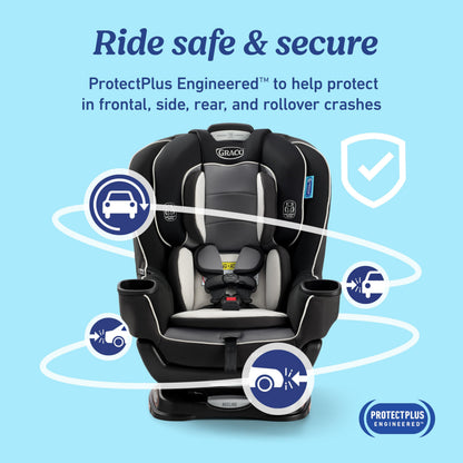 GRACO Extend2Fit Convertible Baby Car Seat - Gotham Model