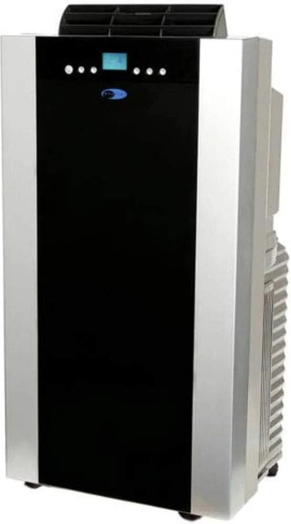 Whynter ARC-14S 14,000 BTU Dual Hose Portable Air Conditioner with Dehumidifier and Fan for Rooms Up to 500 Square Feet, Includes Storage Bag, Platinum/Black, AC Unit Only