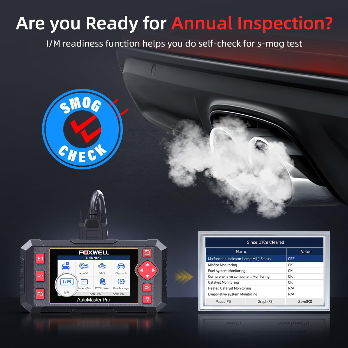 FOXWELL Car Scanner NT604 Elite OBD2 Diagnostic Tool