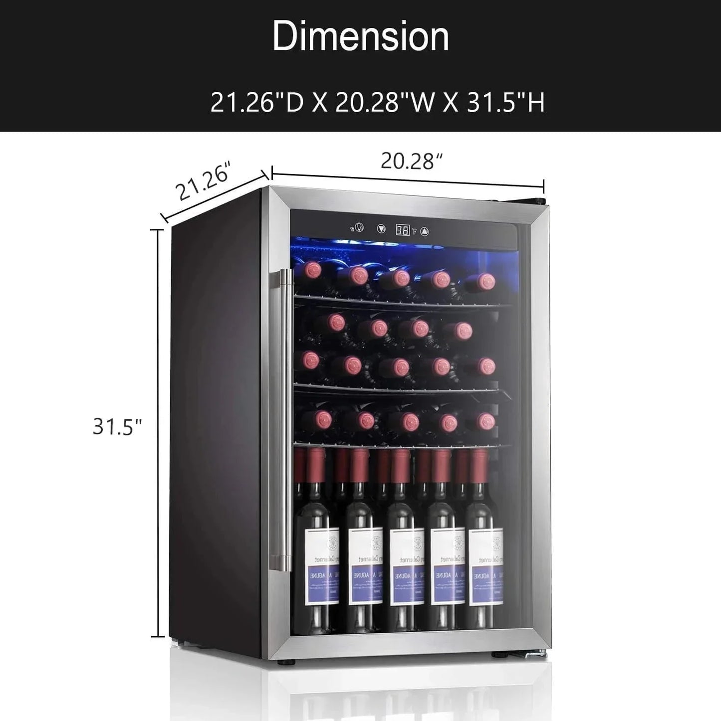 Wine Cooler/Cabinet Refrigerator Fridge