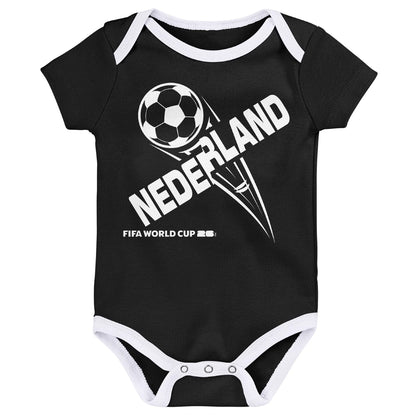 FIFA World Cup 2026™ Nederland Onesie 3 Pack - Infant