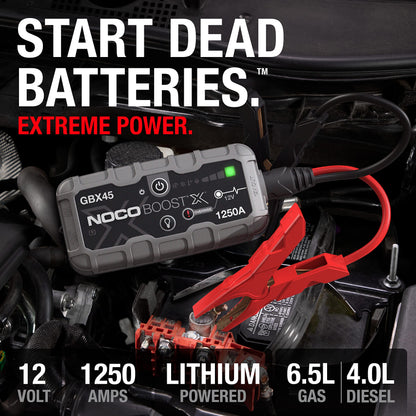 NOCO Boost X GBX45: 1250A Portable Jump Starter & Power Bank