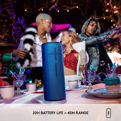 Portable Wireless Bluetooth Speaker, Heavy Bass, 360° Sound, IP67 Waterproof, 17 Hour Battery - Carbon Black