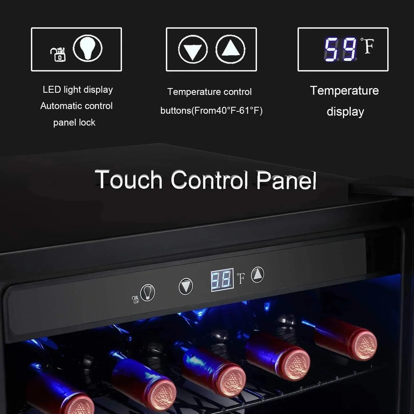 Wine Cooler/Cabinet Refrigerator Fridge