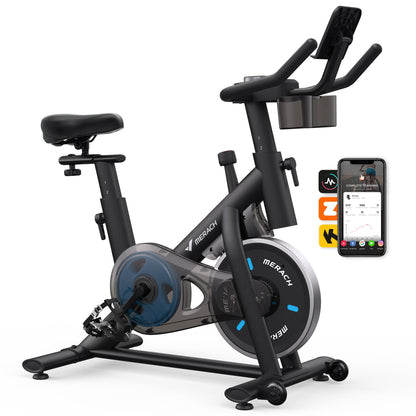 MERACH Exercise Bike with App & 300lbs Capacity