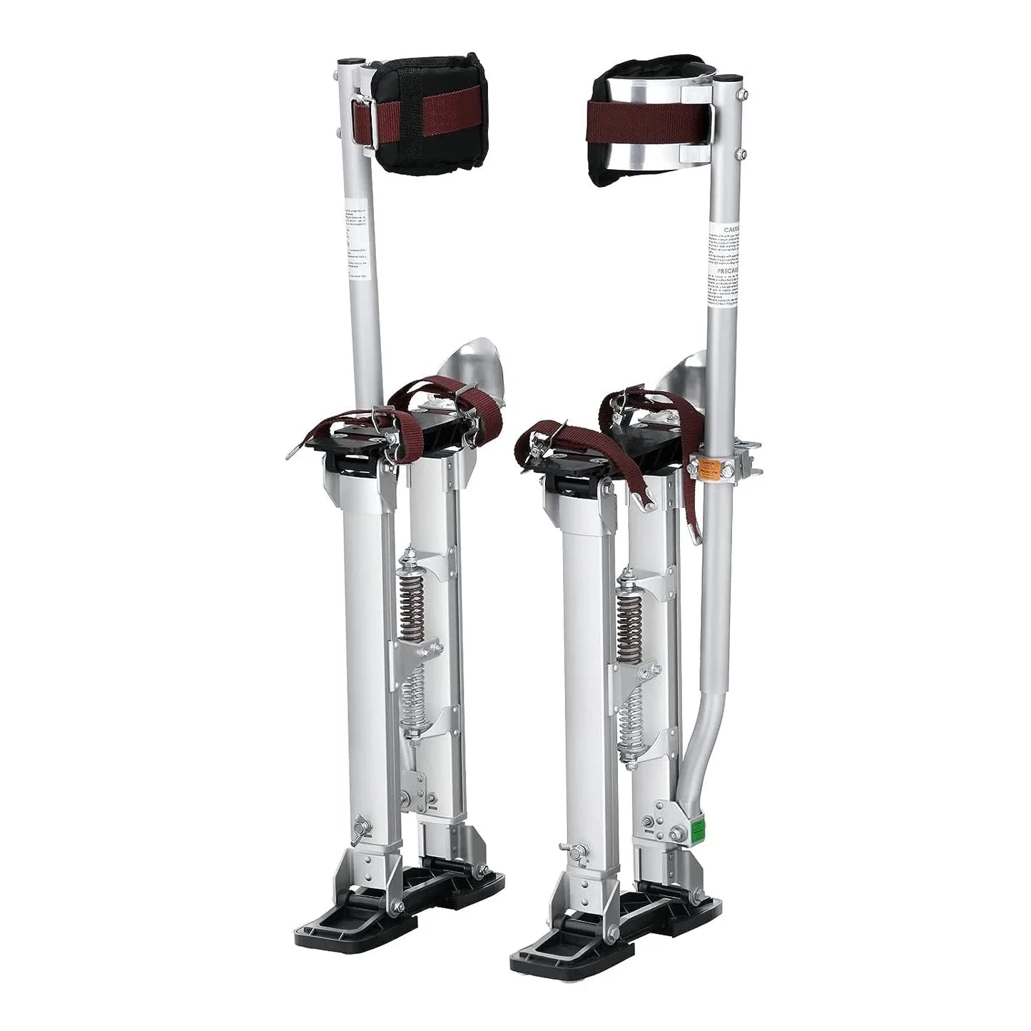 VEVOR Drywall Stilts, 18''-30'' Adjustable Aluminum Tool Stilts with Protective Knee Pads