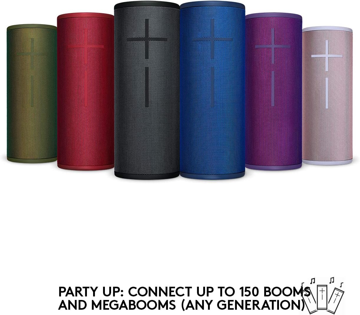 Portable Wireless Bluetooth Speaker, Heavy Bass, 360° Sound, IP67 Waterproof, 17 Hour Battery - Carbon Black