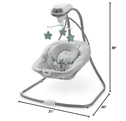 GRACO Simple Sway Baby Swing with Side-to-Side Motion