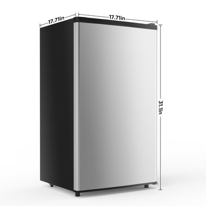 NEWBULIG Mini Fridge with Freezer - 3.2 Cu.Ft Compact Refrigerator