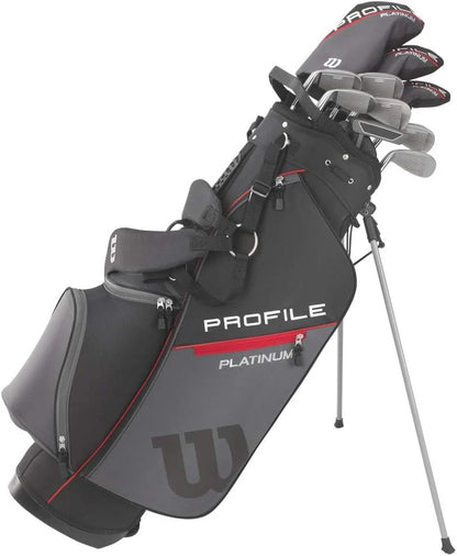 WILSON Profile Platinum Club Set, Right Hand, Stand Bag
