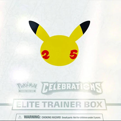 Pokemon Celebrations Elite Trainer Box with 10 Booster Packs, Greninja Foil Card, 65 Sleeves & Energy Cards
