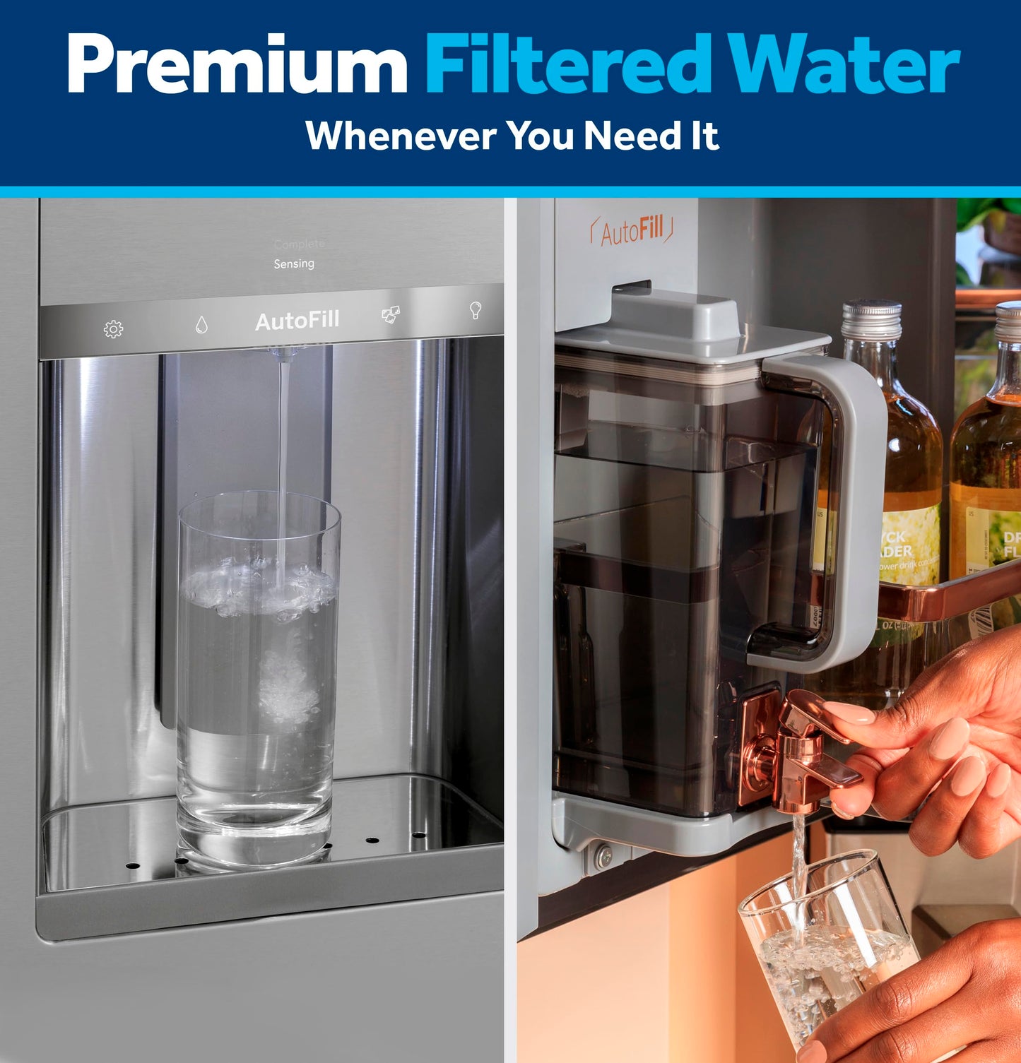 GE XWFE Refrigerator Water Filter - Lead & Impurities Reduction