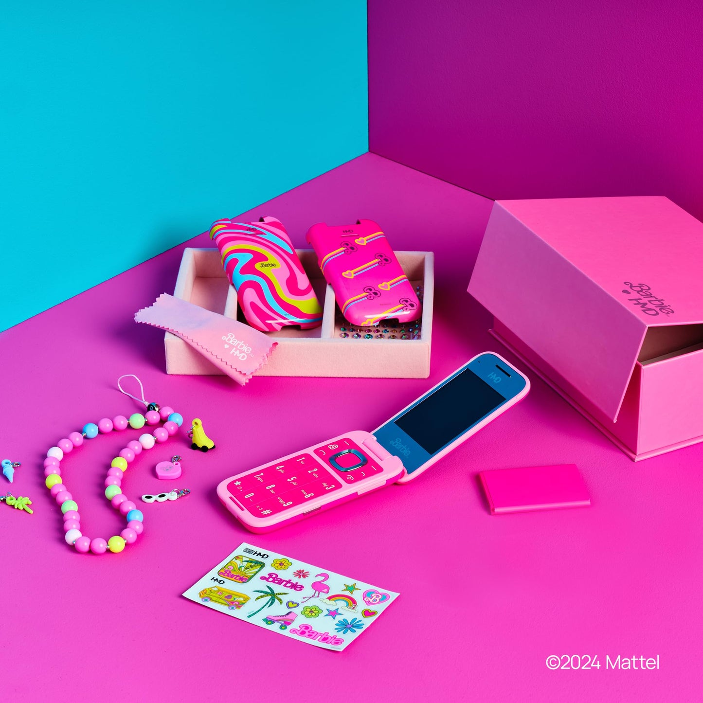 HMD Barbie Flip Unlocked KaiOS Power Pink US Version