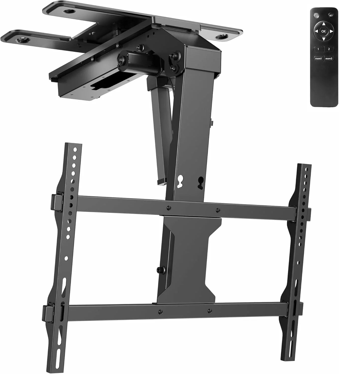 VIVO Electric Ceiling TV Mount, 37–70", Motorized, App Control, Black