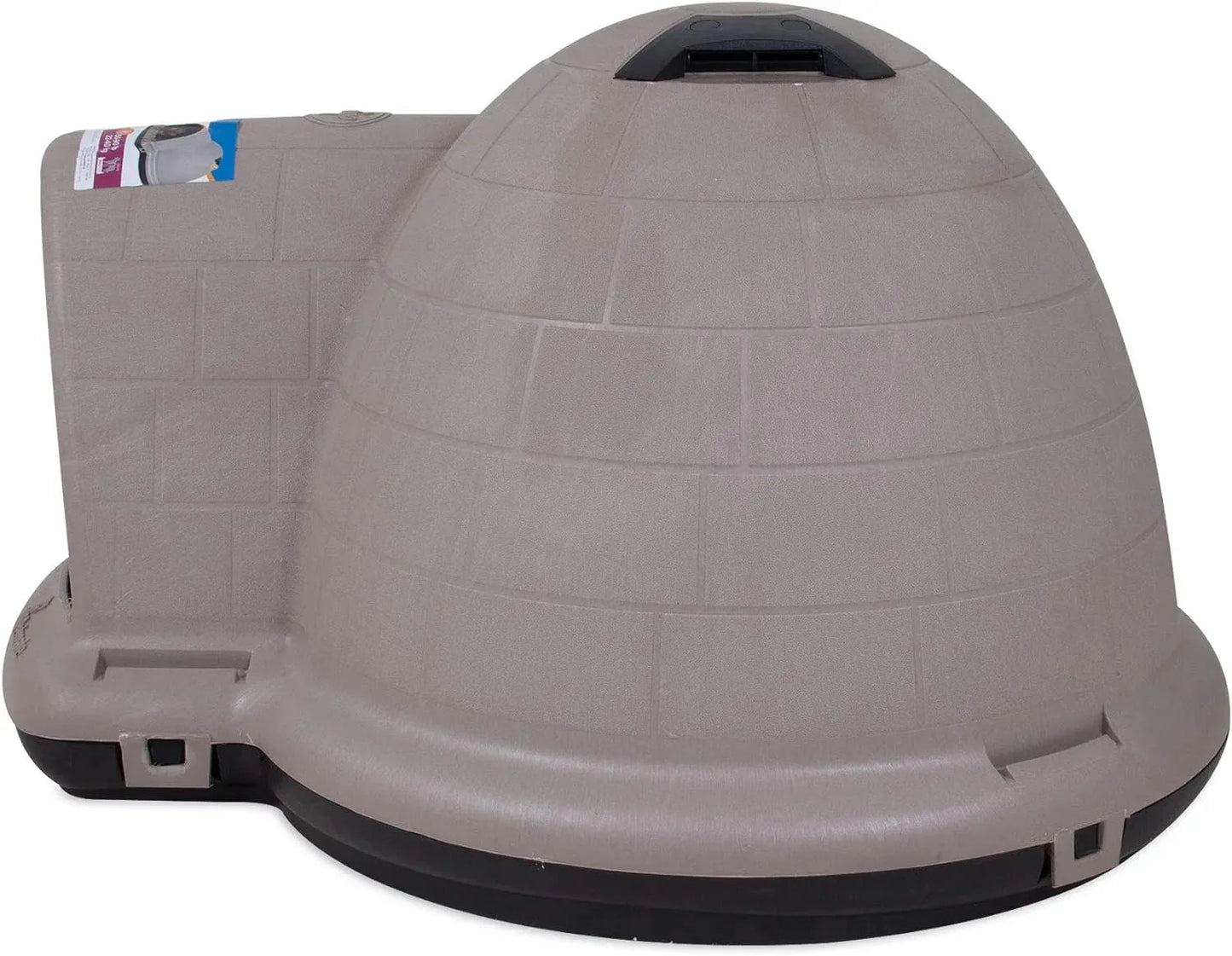 Petmate Indigo Dog House (Igloo Dog House, Made in USA with 90% Recycled Materials, All Weather Protection Pet Shelter) for XL Dogs 90 to 125 pounds, Made in USA