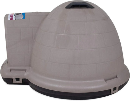 Petmate Indigo Dog House (Igloo Dog House, Made in USA with 90% Recycled Materials, All Weather Protection Pet Shelter) for XL Dogs 90 to 125 pounds, Made in USA