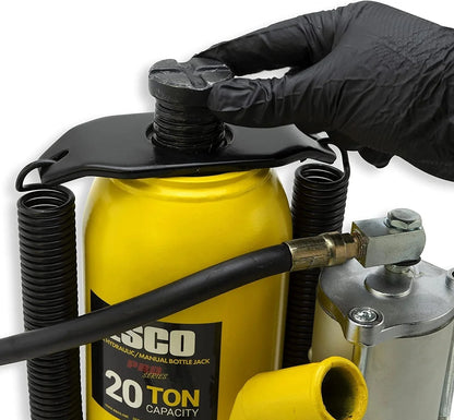 ESCO 30 Ton Pro Series Air Hydraulic Bottle Jack – Heavy Duty Lifting for Automotive and Industrial Use