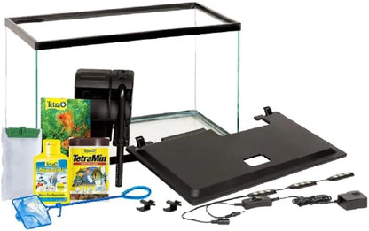Complete LED Aquarium 55 Gallons, Includes LED Lighting, Filtration, Heater and Accessories