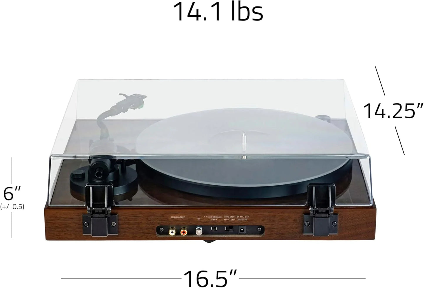 Fluance RT81+ Vinyl Turntable, VM95E Cartridge, Walnut