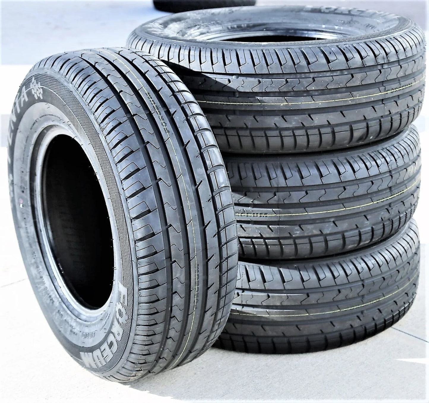 One set of 4 (quad) 255/55R19 111V XL A/S full season tyres