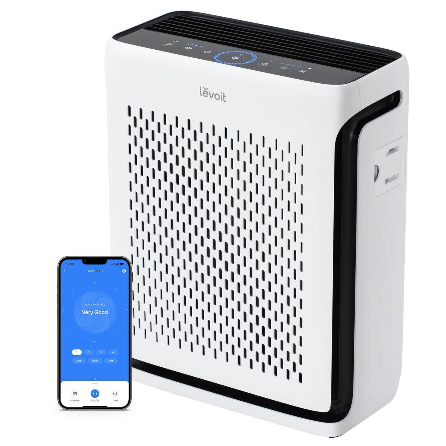 LEVOIT Vital 100S-P Air Purifier for Large Rooms 1073Ft²