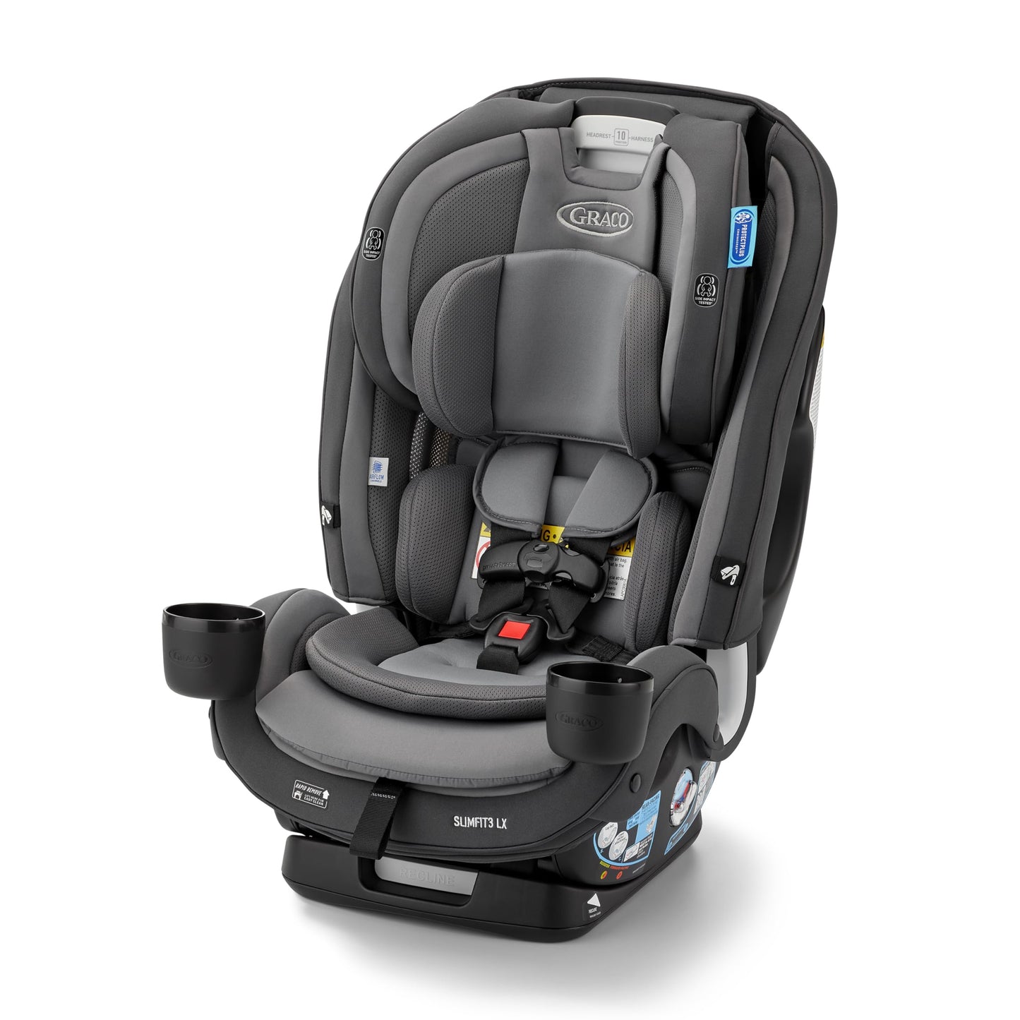 GRACO SlimFit3 LX 3-in-1 Slim Car Seat Booster Kunningham