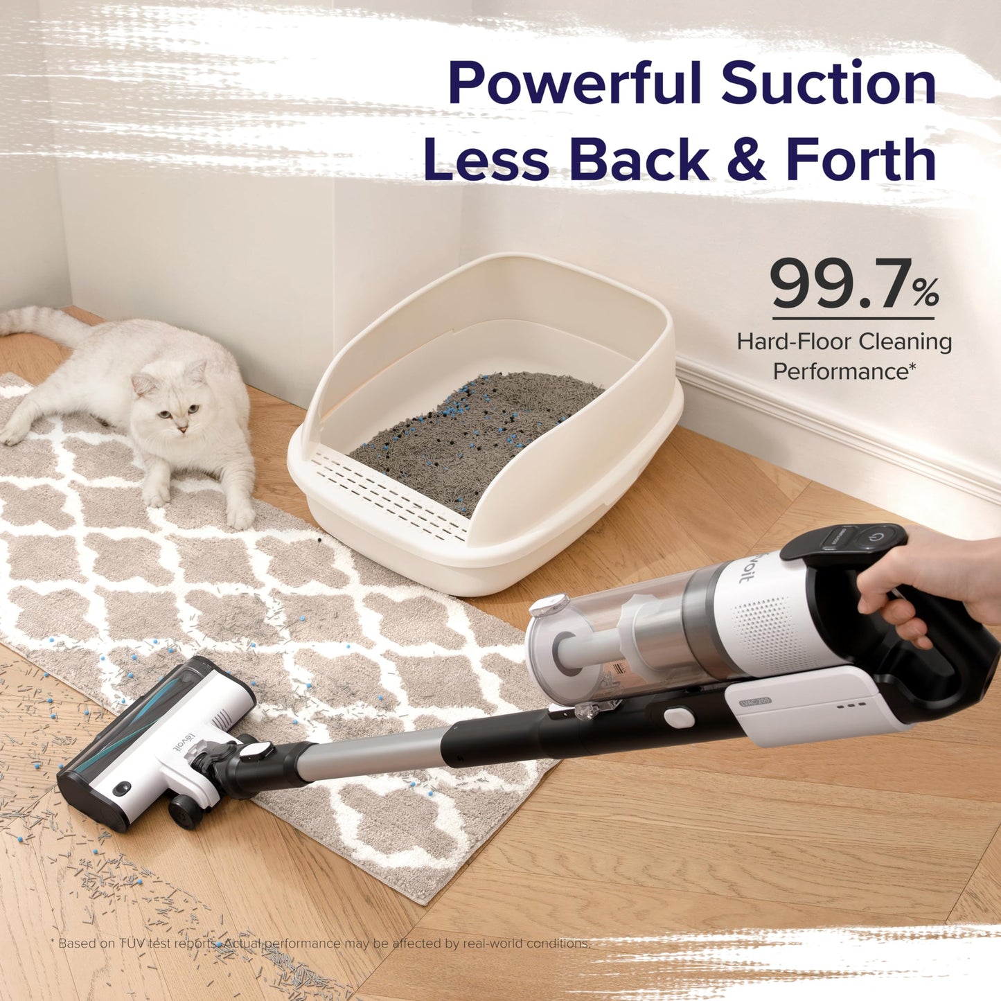 LEVOIT Cordless Vacuum Cleaner with Powerful Suction LVAC-200