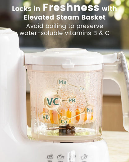 GROWNSY Baby Food Maker - One Step Steamer & Grinder