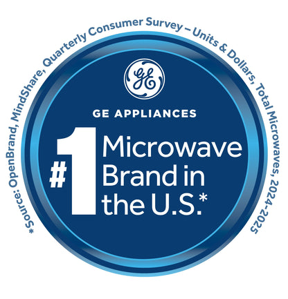 GE 30" Over-the-Range Microwave with 1000 Watts, 1.6 Cu Ft