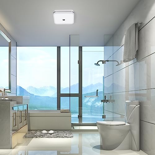 OREiN Bathroom Exhaust Fan with Light, 26W Bathroom Fan with LED Light