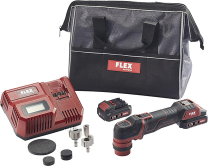 PXE 80 12.0-EC set USA 12V Cordless Multi-Polisher-Set, Includes Two 2.5Ah Batteries, One Charger & Soft Bag