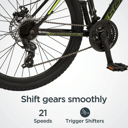 Schwinn Sidewinder Mountain Bike . 26-inch Wheels . 21 Speeds . Mens Style . Black