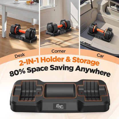 LIFEOG 2026 FDB2 Adjustable Dumbbell Set - 110lbs