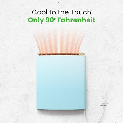 Envi Plug-in Electric Panel Wall Heaters for Indoor Use, Energy Efficient 24/7 Heating w/Safety Sensor Protection