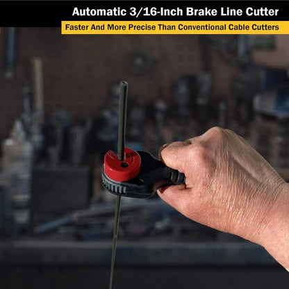 Professional Single, Double, and Bubble Flaring Tool Set, Black