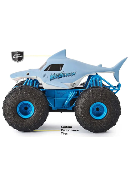 Monster Jam Official Megalodon Storm All Terrain Remote Control Monster Truck