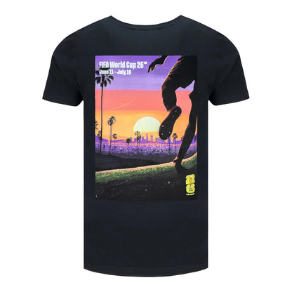 FIFA World Cup 2026™ Los Angeles Poster Black T-Shirt - Unisex