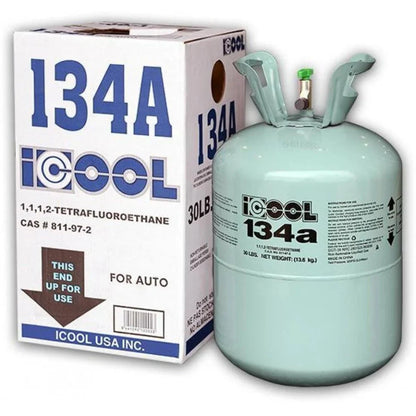 R134A Refrigerant 30LB Tank – Automotive AC & Refrigerator Freon Replacement, Made in USA