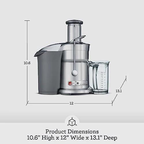 Breville 800JEXL Juice Fountain Elite, Brushed Stainless Steel: Electric Centrifugal Juicers: Home & Kitchen